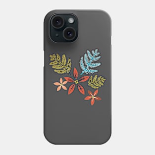 Cute Pine & Poinsettia Phone Case