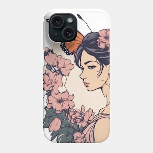 Butterfly Lady Phone Case