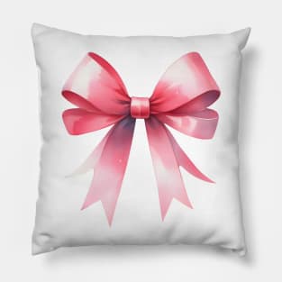 Coquette ribbon bow Pillow