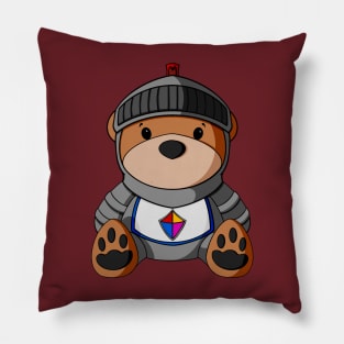 Knight Teddy Bear Pillow