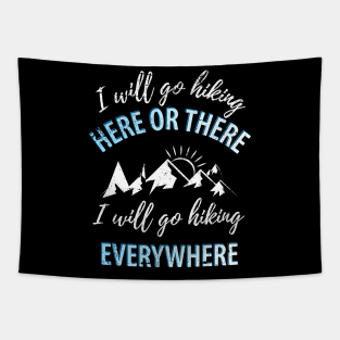 Mountains Hiking Tapestry