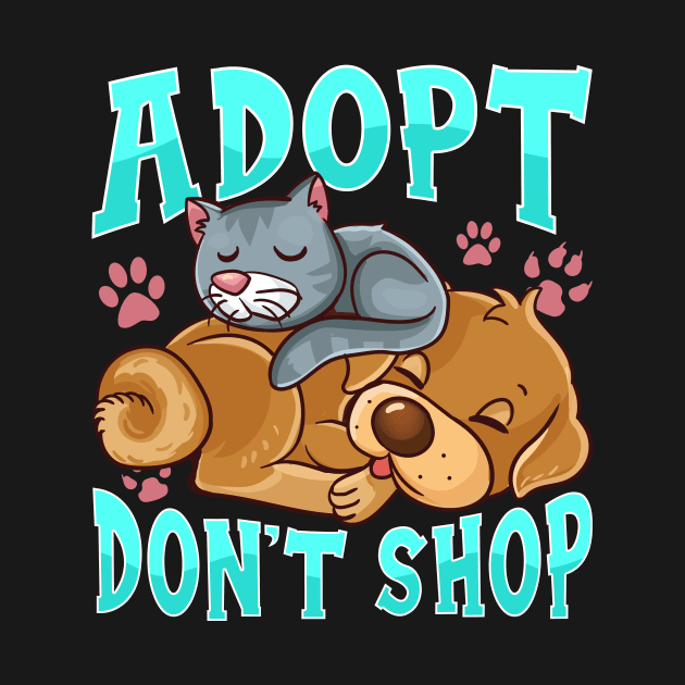 Adopt Don't Shop Cat & Dog by theperfectpresents