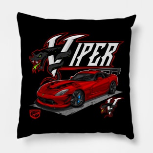 DODGE VIPER SRT 10 (RED) Pillow