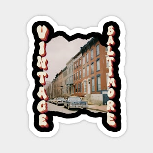 VINTAGE BALTIMORE DESIGN Magnet