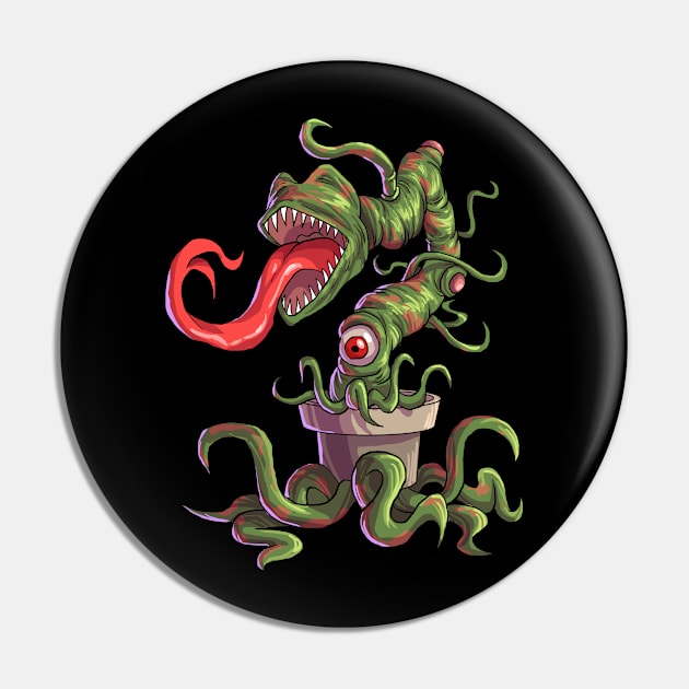 Plant Monster Pin by maxdax