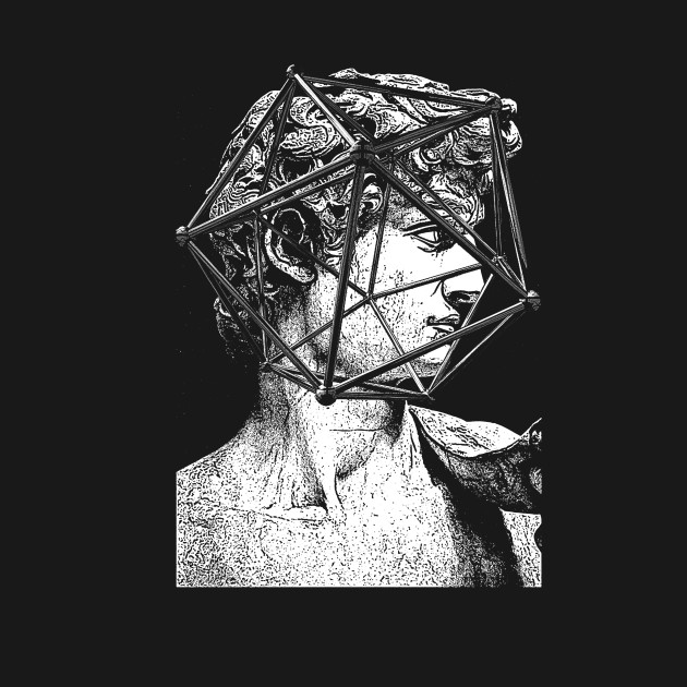 aesthetic statue original graphic