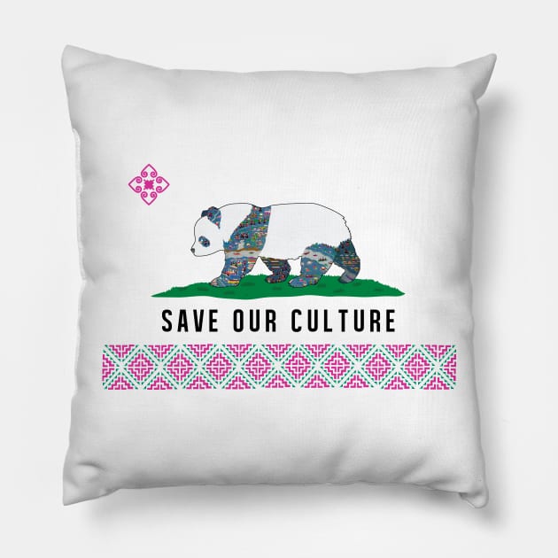 Save Our Culture Pillow by VANH