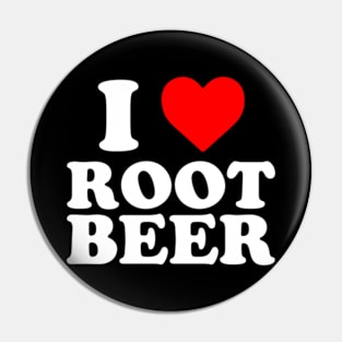 I Love Root Beer Pin