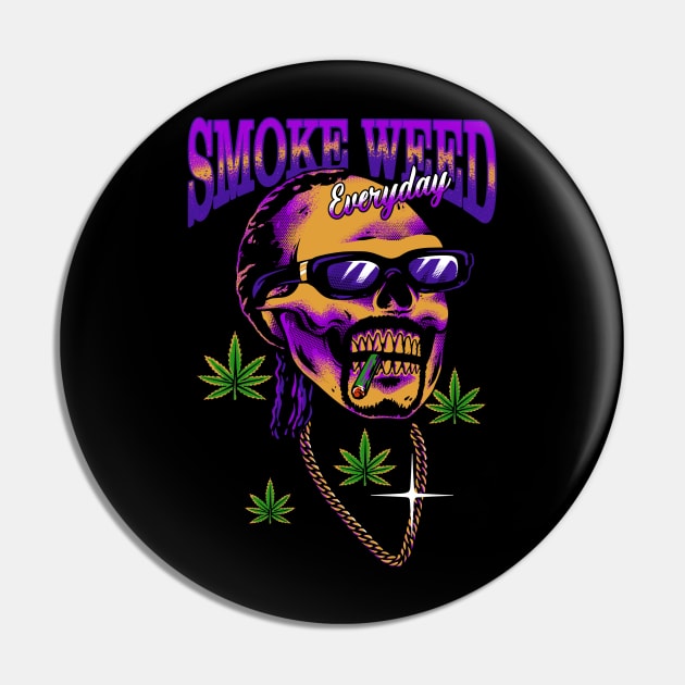 Smoke Weed 90s Pin by S.Y.A