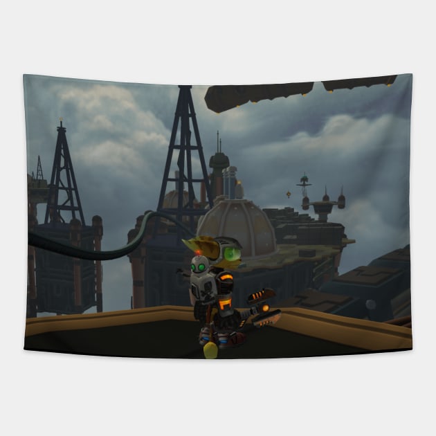 Ratchet and Clank - Adventure Tapestry by MegacorpMerch