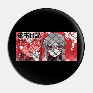 Yuno Gasai - 8bit Style Pin