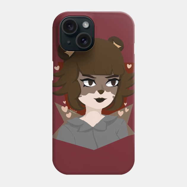 Otter Girl Phone Case by DissidentDetective