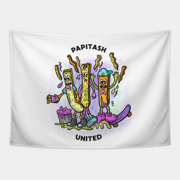 Papitash United Tapestry by Hola Moonie