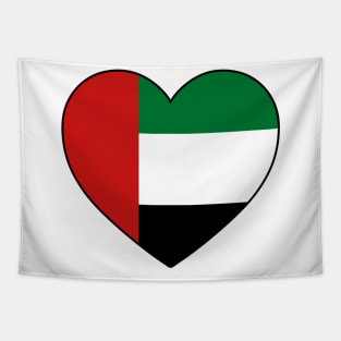 Heart - United Arab Emirates Tapestry