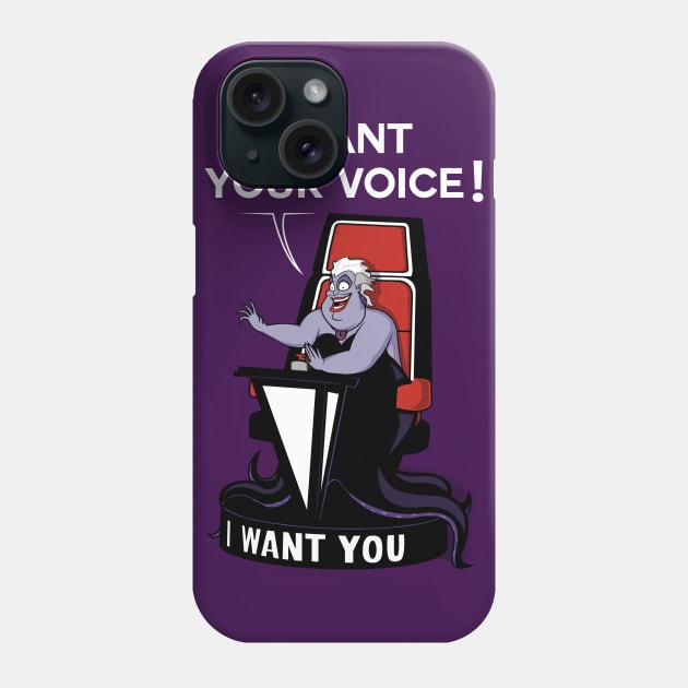 I want your VOICE! Phone Case by Raffiti