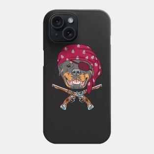 Dog Rottweiler Pirate Phone Case