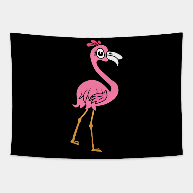 Flamingo Tapestry by Tesszero