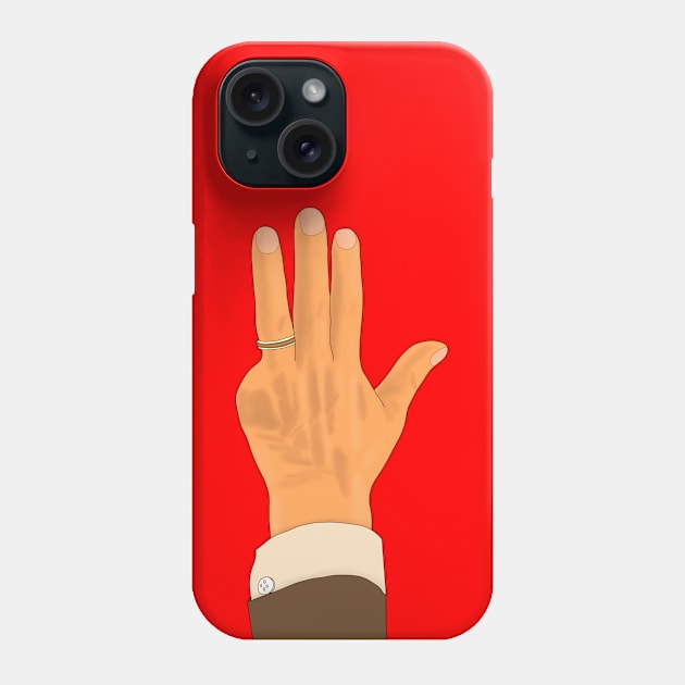 Lula's left hand and a heart Phone Case by DiegoCarvalho