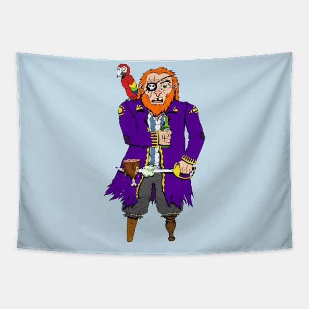 Redbeard Tapestry by jonathanmor