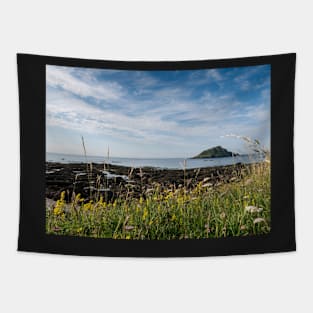 Mewstone Island from Wembury Point Tapestry