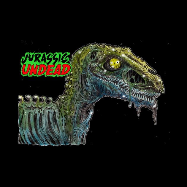 Jurassic Undead Raptor Head by rsacchetto