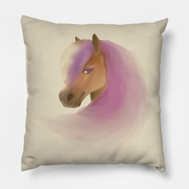 Simple pony Pillow by Ancsi