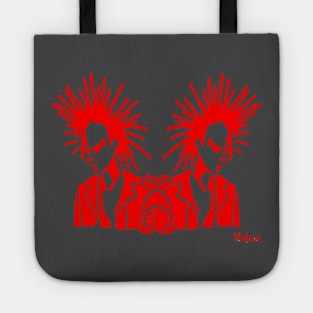 Punk Stand Off in Red by Blackout Design Tote