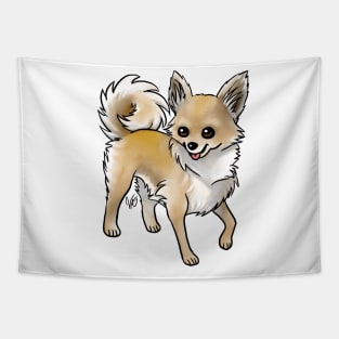 Dog - Chihuahua - Long Haired - Fawn Tapestry