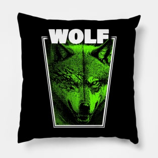 Angry Wolf Pillow