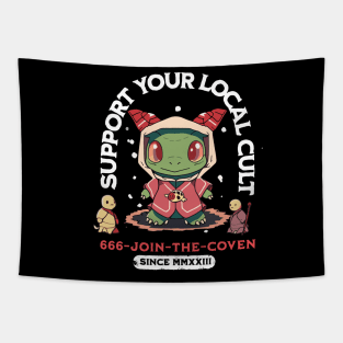 Support your local cult Tapestry