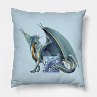 D&D Ancient Silver Dragon Pillow