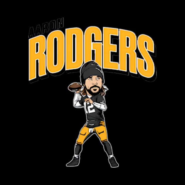 Aaron Rodgers Caricature by caravalo