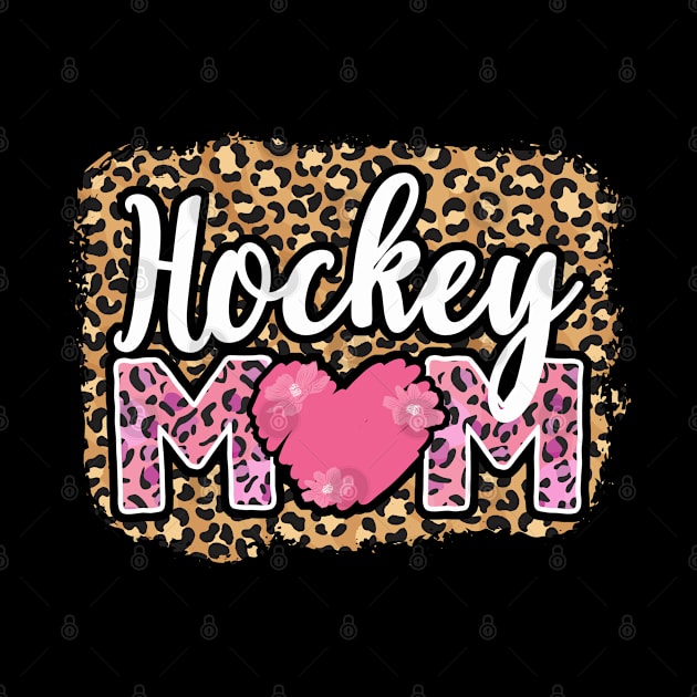 Cute Hockey Mom Leopard by White Martian