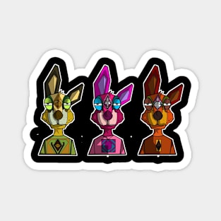 Technology bunny Magnet