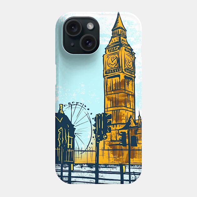 Big ben Phone Case by ReignGFX