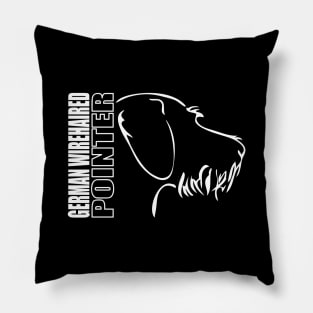 German Wirehaired Pointer profile dog lover Pillow