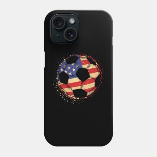 American Flag Soccer Ball - For United States Soccer Fans Phone Case