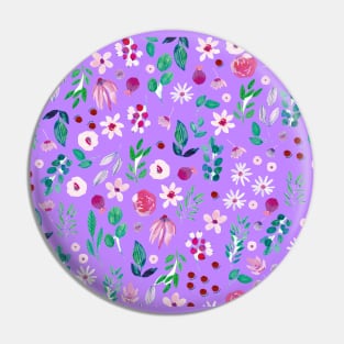 Lovely mixed flower pattern Pin