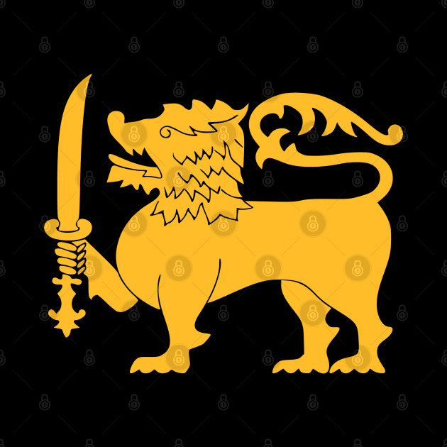 Sri Lanka Lion Emblem by EYECHO