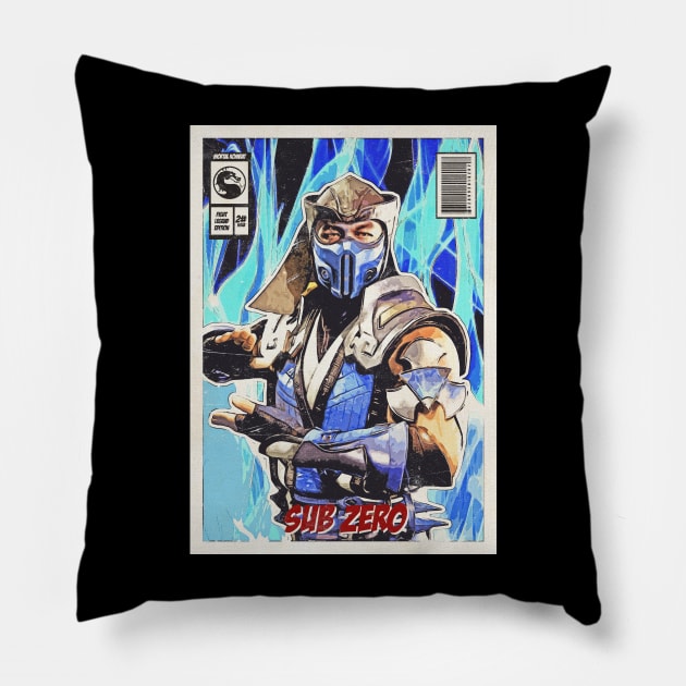 Sub Zero Comic Pillow by Durro