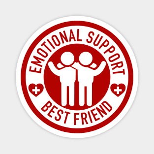 Emotional Support Best Friend Magnet