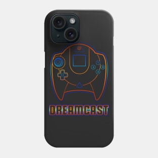 Neon Dreamcast Controller Phone Case