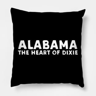 Alabama - The Heart of Dixie Pillow