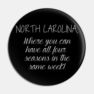 North Carolina weather Pin