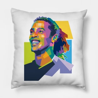 Ronaldinho WPAP Pop Art V3 Pillow