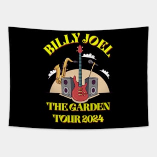 Billy Joel The Garden Tour 2024 T shirt Yelloe Tapestry