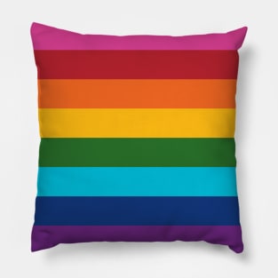 Pride Flag--Gilbert Baker's Original Design Pillow