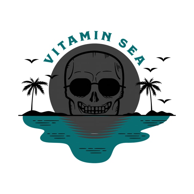 vitamin sea skull by 4ntler