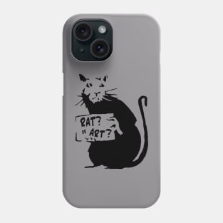 Banksy Graffiti Rat Art Stencil Phone Case