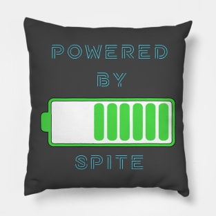 Powered By Spite Pillow
